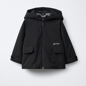 Zara Black Kids Raincoat